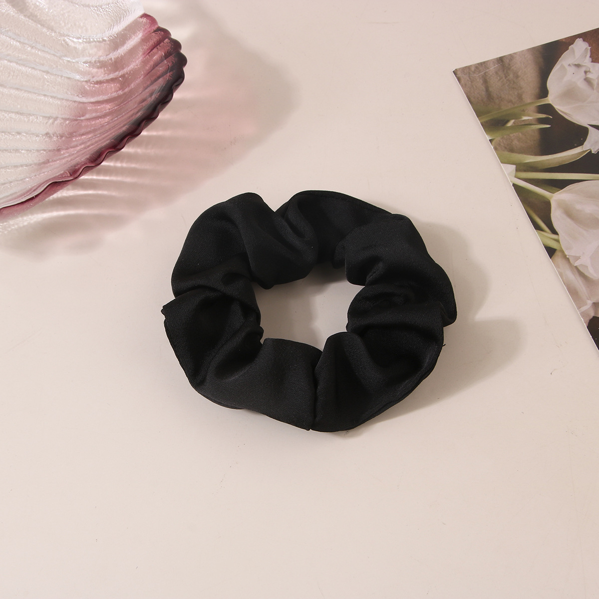 #1 블랙 - 새틴 미디엄