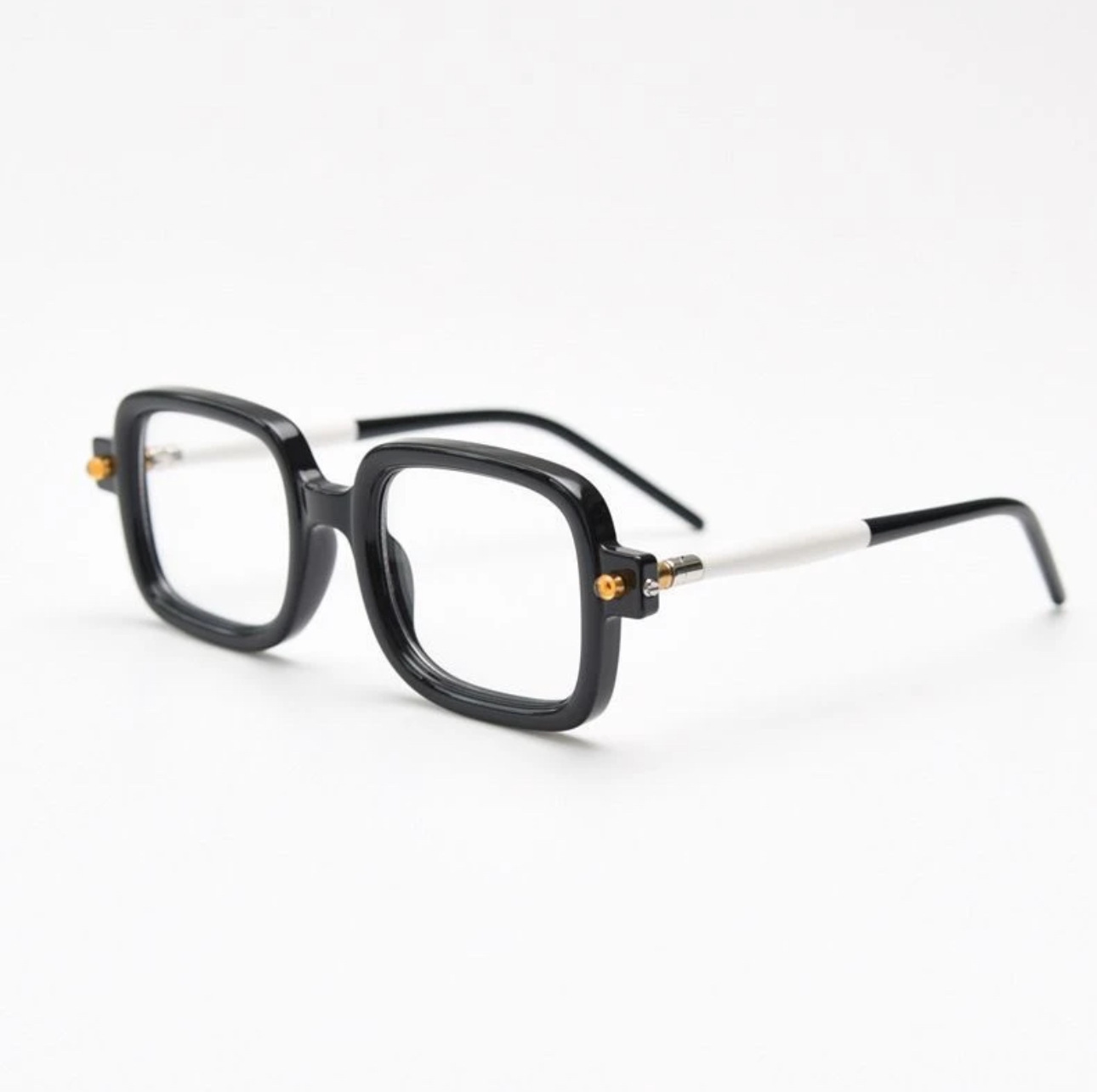 Versión coreana de las gafas de lectura literarias de estilo ins, marco grueso, gafas de moda de estilo occidental