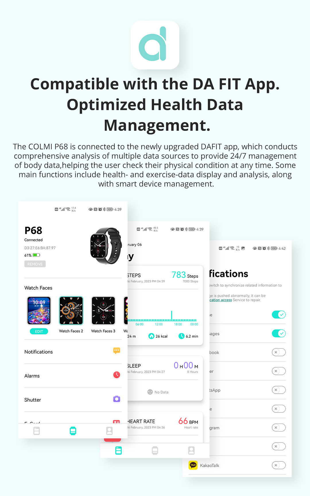 COLMI P68 Smart Watch Image 15