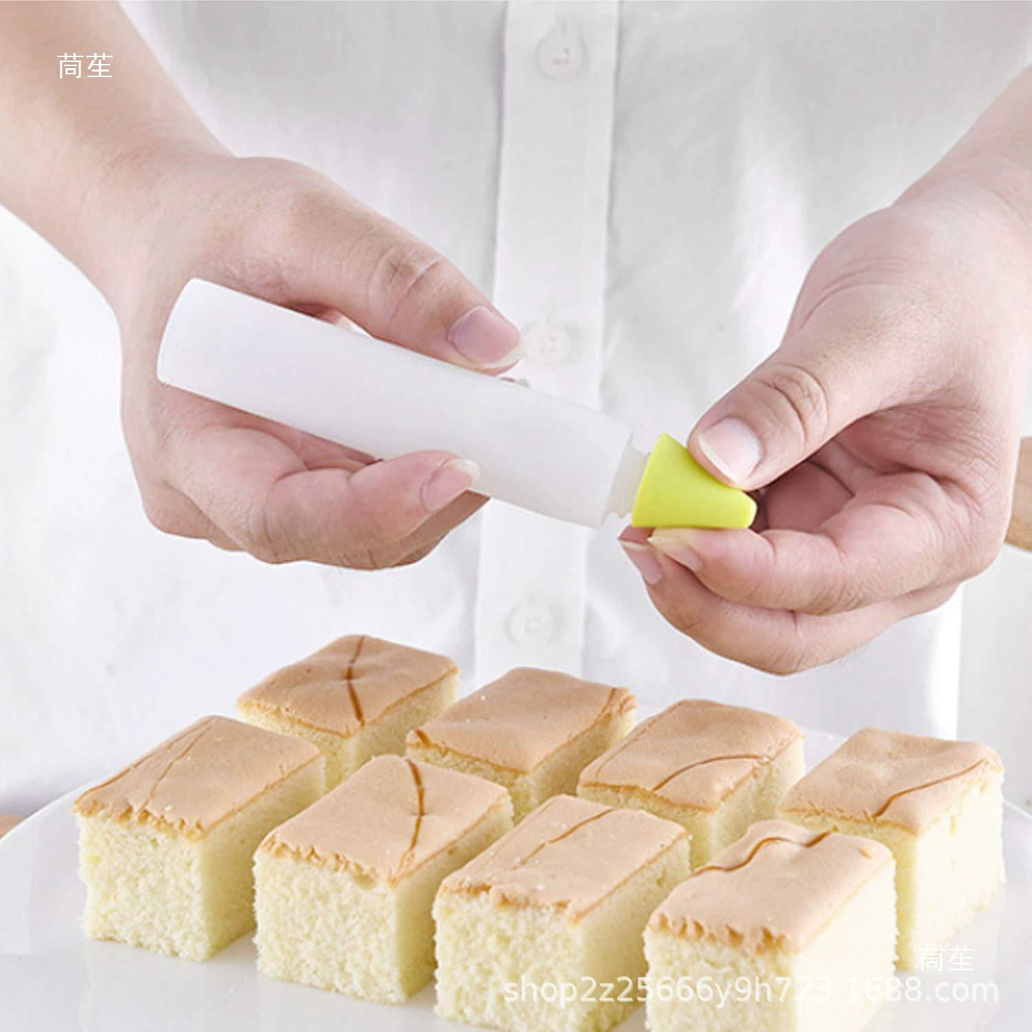 4 -headed silicon glue decorative pen cream cake writing stiches baking decorative tools Western food disk tool fruit sauce pen