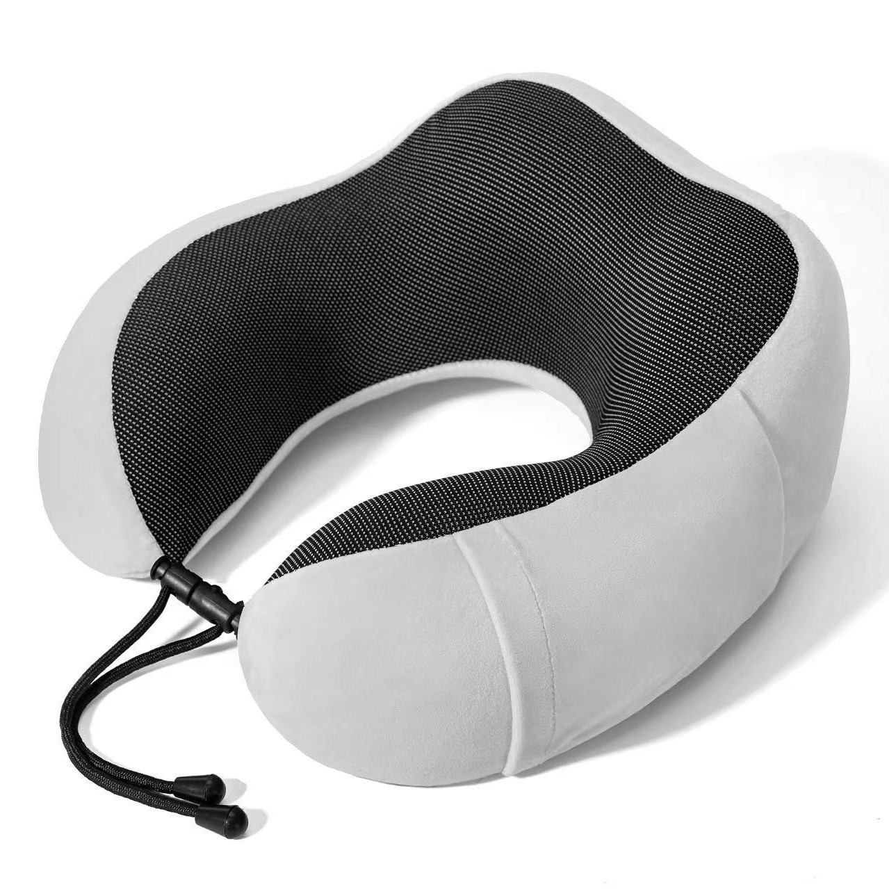 Verano helado sensación fría protección de cuello almohada en forma de U portátil almacenable memoria almohada de cuello de algodón almohada de avión almohada al por mayor existencias