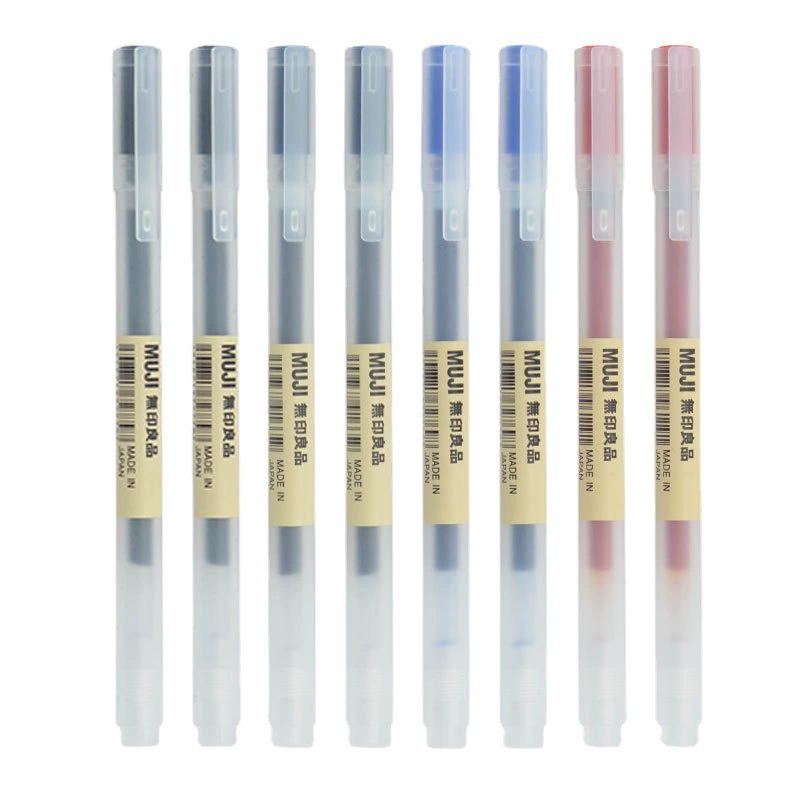 Muji, классическая канцелярия, шариковая ручка rollerball, гель, чернила для учащихся начальной школы, 0.38/0.5мм