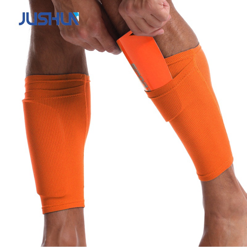 Factory Direct Socks Socks men and women mid-calf fixed sleeve plug board calf protection special football leg guard socks