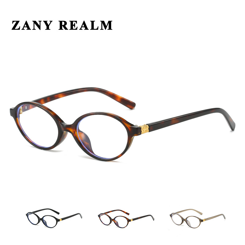 Nuevo nerd francés retro anti-azul gafas de luz negro cara pequeño marco redondo Hong Kong estilo gafas marco fabricante en stock