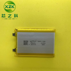 4.35V高電圧コア755474-5000mAhはノートパソコンの急速充電モバイル電源医療に適している