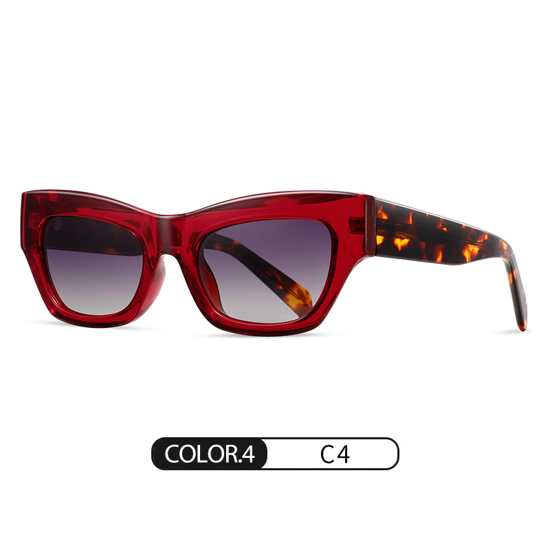 Gafas de sol de hoja explosivas transfronterizas de comercio exterior S26115 Gafas de sol polarizadas de tiro callejero europeas y americanas