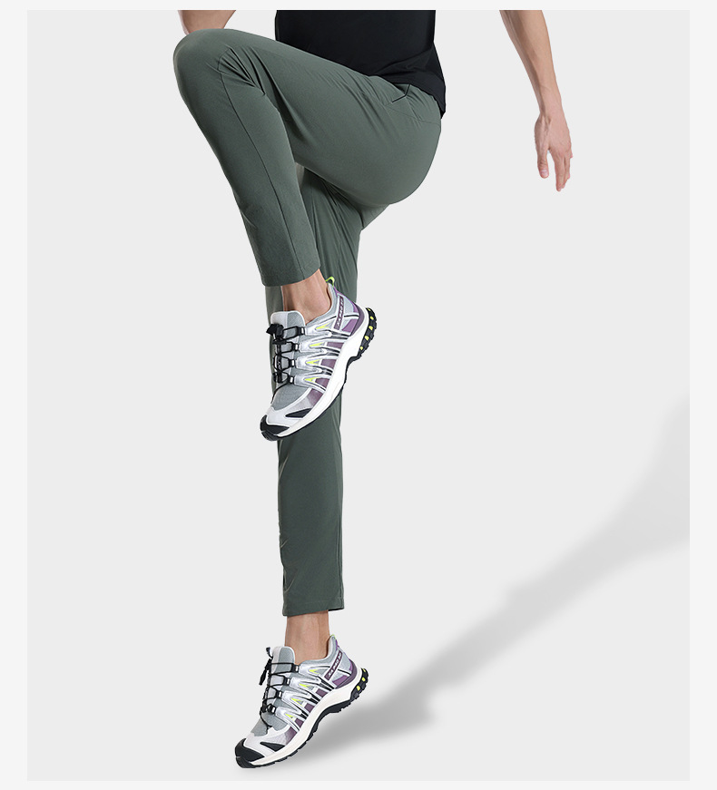 迪家同款休闲速干裤男士修身直筒弹力登山冲锋裤户外跑步运动裤详情18