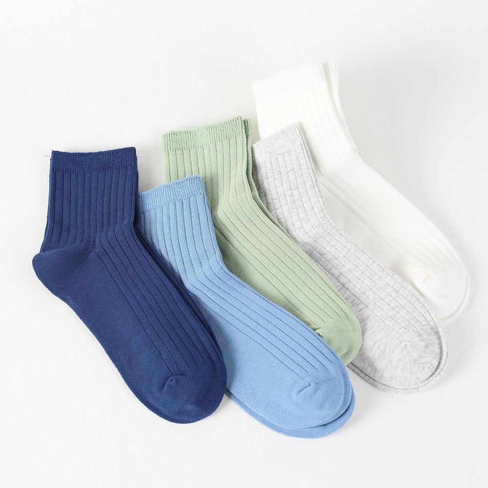 Liuzhi Kids Autumn Cotton Knee Socks Mid-length 3
