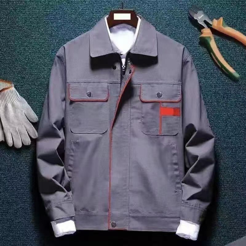 男性と女性のための長袖作業員作業服スーツ、快適な耐摩耗性装飾自動車修理作業服、労働保護服、春と秋の作業服|undefined