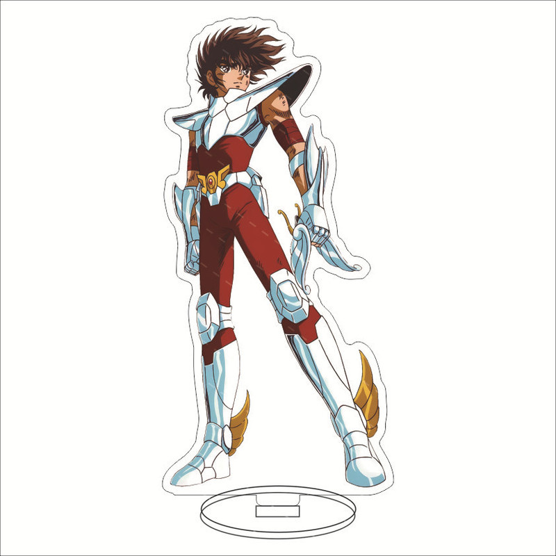 聖闘士星矢大立牌城戸沙織氷河紫龍瞬一輝童虎アクリル置物|undefined
