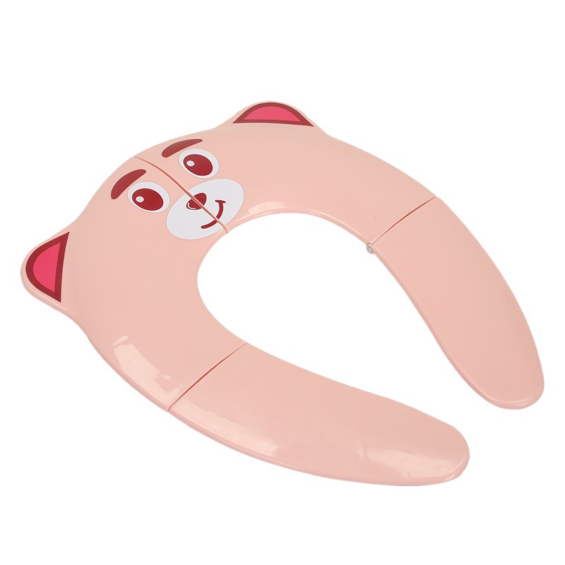 Children's Foldableing Toilet Seat, Baby Travel Toilet Seat Cushion, Foldableable Toilet Seat for Outings, Foldable and Stowable