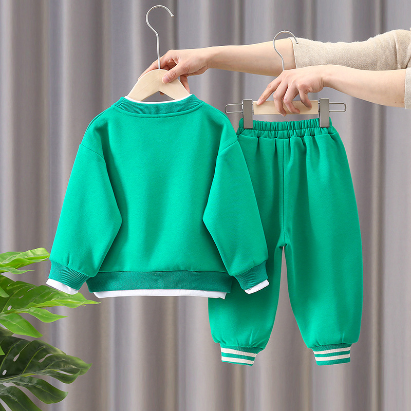 Guttehettegensersett Babysport Todelt Barneklær Trend_voghion.com