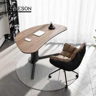 Italian Normcore Designer High-end Creative Desk Laptop Table Home Small Apartment Special-shaped Desk