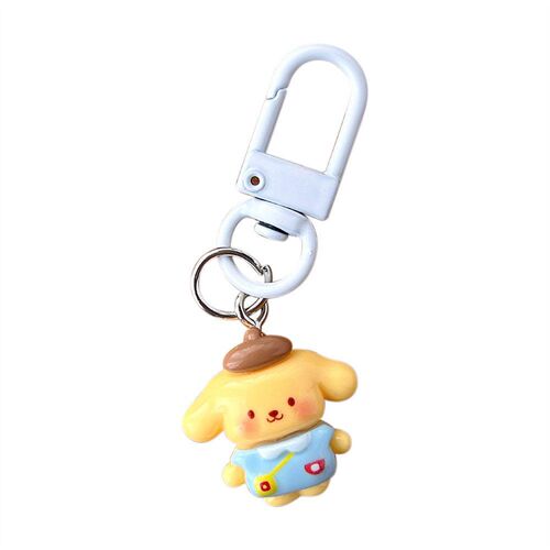 585 Kindergarten Cute Cartoon Keychain Pendant Ins Style Girly Heart Student Schoolbag Pen Bag Best Friend Gift