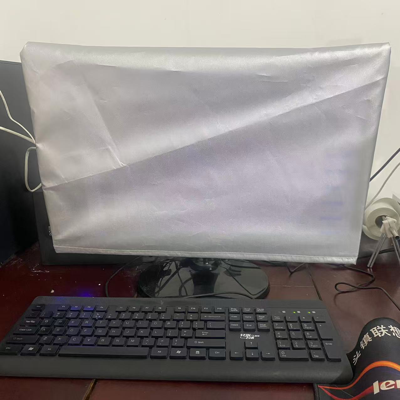 Computer Dust Cover Desktop Monitor Cover Oxford Cloth Dust Cover Tv Karaoke Machine Screen Protective Cover