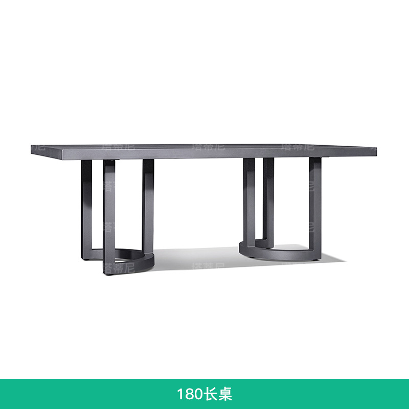 Mesa y silla de madera sólida al aire libre patio villa al aire libre anticorrosión teca ocio jardín al aire libre combinación de muebles impermeables y protectores solares