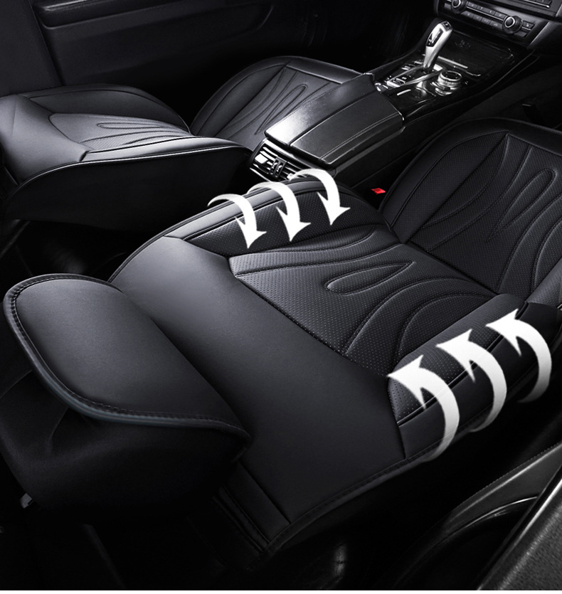 Factory Direct Sales of All-Season Universal Car Seat Cushions, All-Season Wear-Resistant Water-Resistant Full Leather Universal Car Seat Cushions