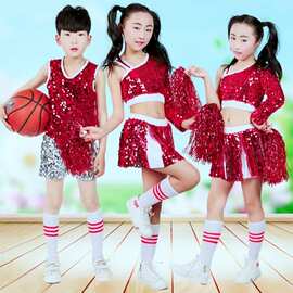 六一儿童演出服舞台表演服小学生啦啦操时尚潮流闪亮演出服装