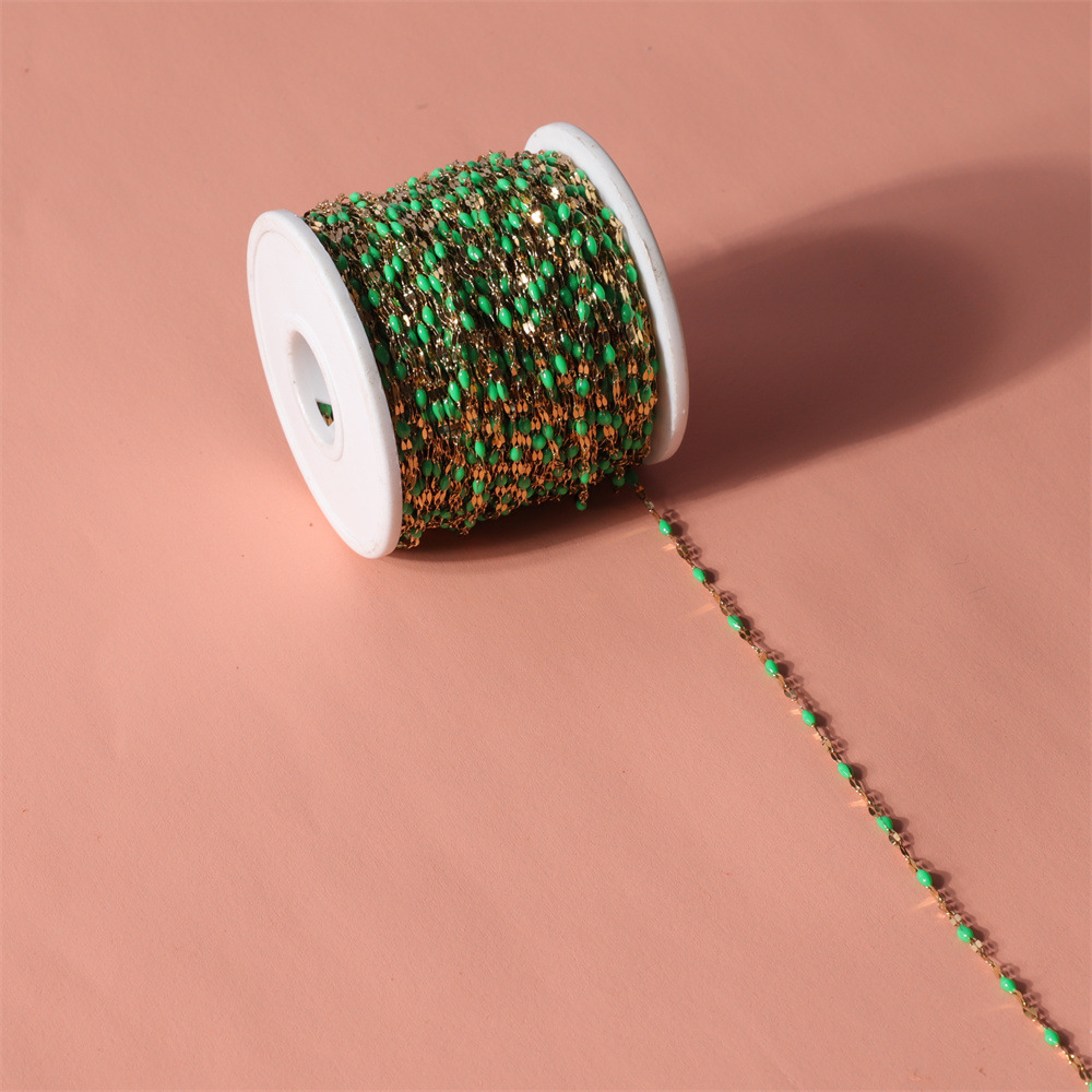 24g Weight Chain Jewelry Making Type Cable Chain/Cross Chain Classification 1 Piece Quantity 316L Stainless Steel Material Color Block Pattern Spring&Summer Season Plating Design Vacation, Classic Style Style 1 Piece 316L Stainless Steel Cable Chain/Cross Chain Chain Vacation Classic Style Color Block 7