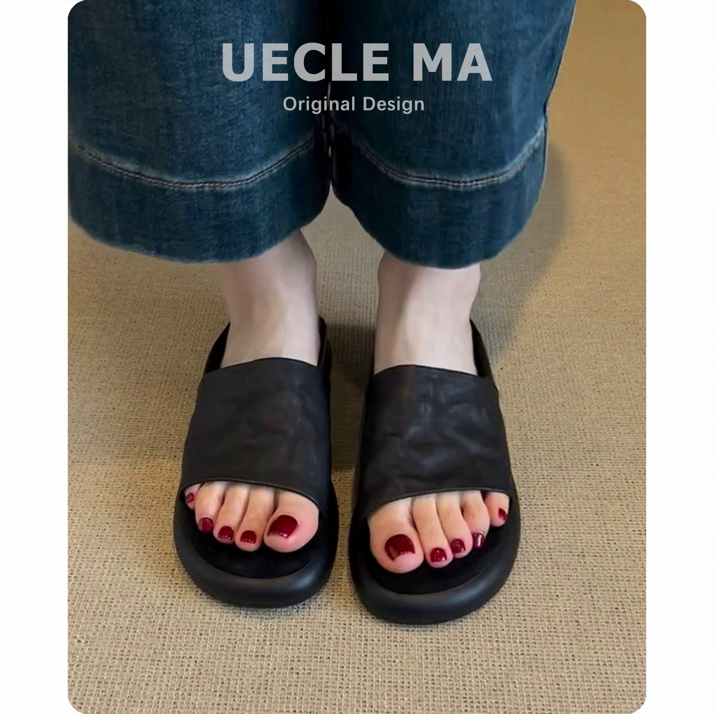 Summer universal slippers, high-end, suitable with a skirt