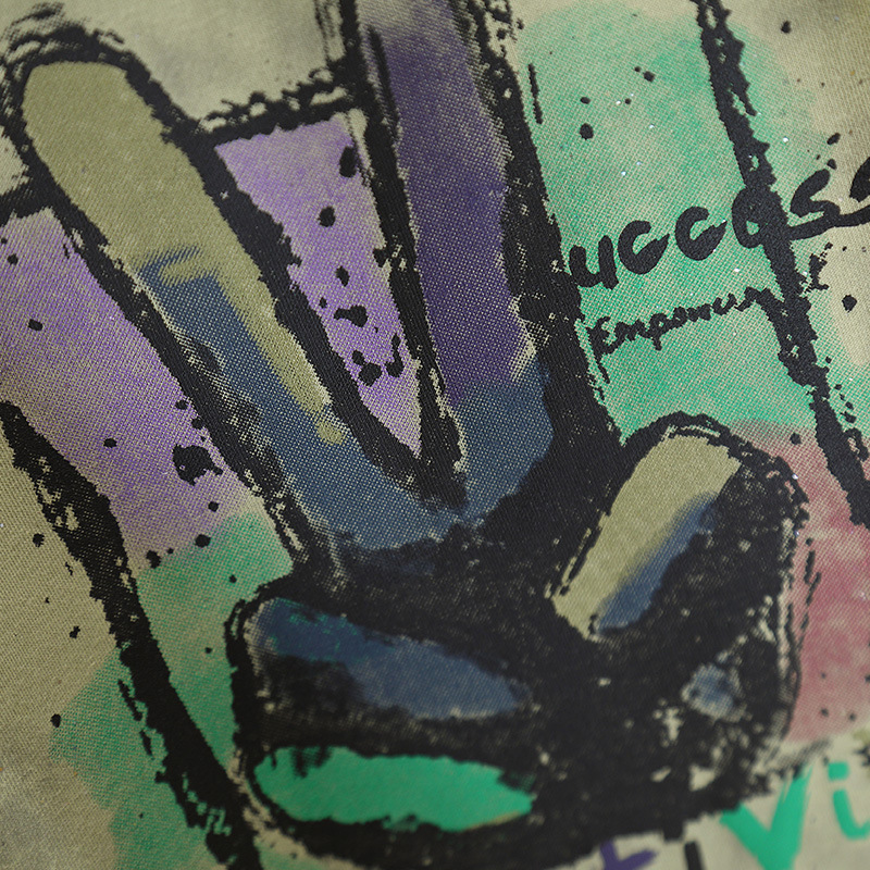 7280 traje de verano para niños 2025 nueva camiseta de manga corta con estampado fino de verano para niños de dos piezas de verano