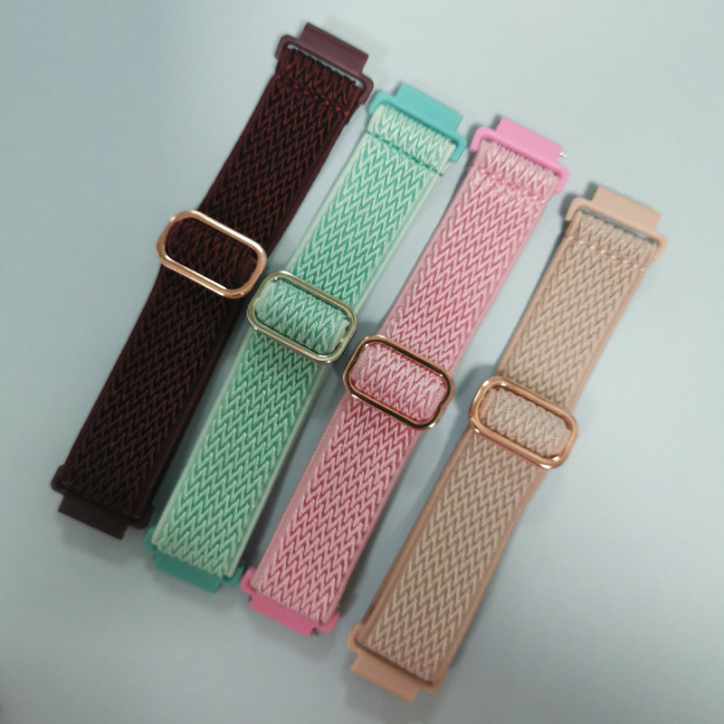 For Huami Strap amazfit GTR3 Pro Elastic Strap GTR3 GTR4 Wave Pattern Strap Large Buckle