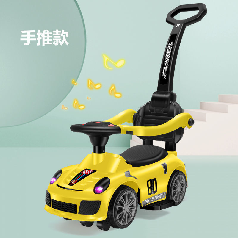 Niños caminantes patina niños cuatro ruedas torsión coche con música - coche de juguete para bebés de cuatro años