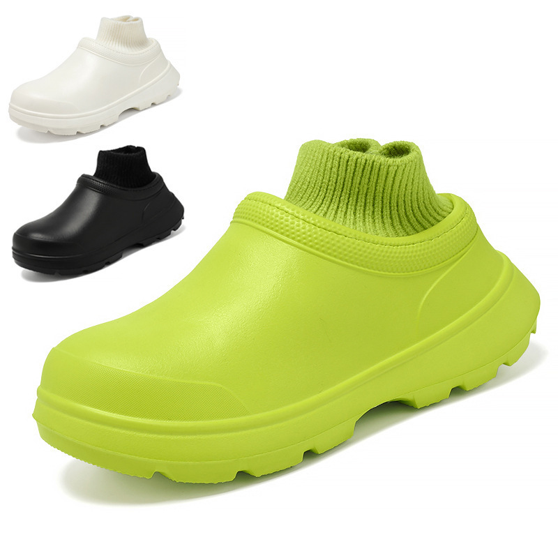 Zapatillas de algodón de las mujeres invierno desgaste al aire libre bolsa talón lindo forro polar interior hogar fondo grueso cálido posparto confinamiento zapatos de algodón a prueba de agua