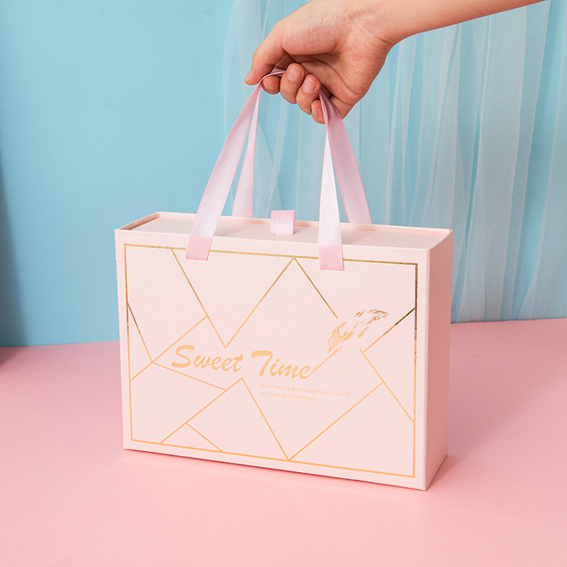 スポットオレンジの空のギフトボックスクリエイティブ引き出しスーツケース化粧品口紅ギフトボックス絶妙な誕生日ギフトボックス|undefined