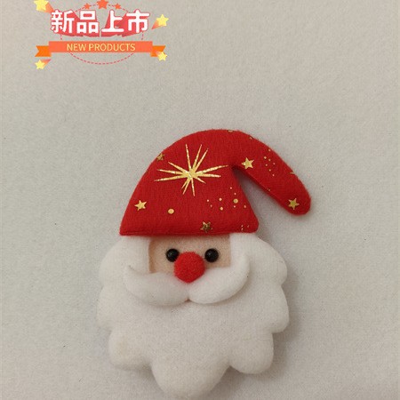 Nuevos accesorios de fieltro de Navidad alce pecado semiacabado reno de Navidad muñeco de nieve viejo árbol de Navidad diy