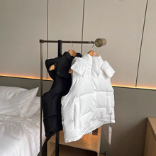 现货alo泡芙四格羽绒服背心女短款加厚休闲时尚潮流保暖马甲外套