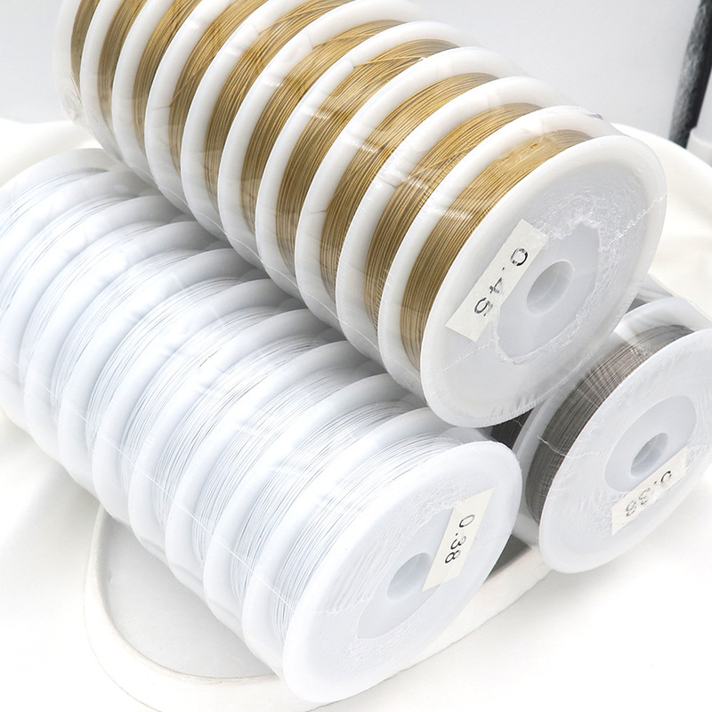Factory Direct Sales of Steel Wire, Handmade DIY Soft Wire, Beading Jewelry Wire, Pearl Threading Wire, Fine Metal Stainless Steel Wire Factory Direct Sales of Steel Wire, Handmade DIY Soft Wire, Beading Jewelry Wire, Pearl Threading Wire, Fine Metal Stainless Steel Wire