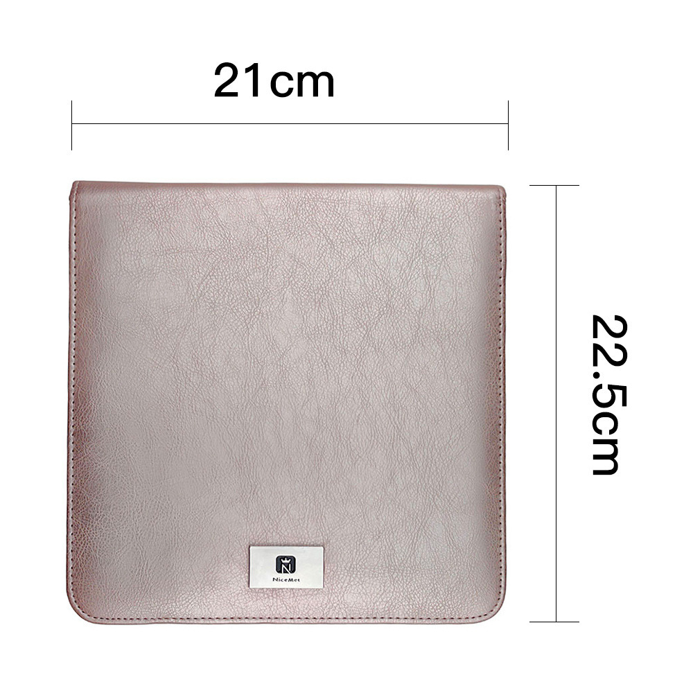 Agujas de suéter transfronterizas pulidas a mano agujas de alúmina coloridas un conjunto de aguja de crochet de 9 piezas