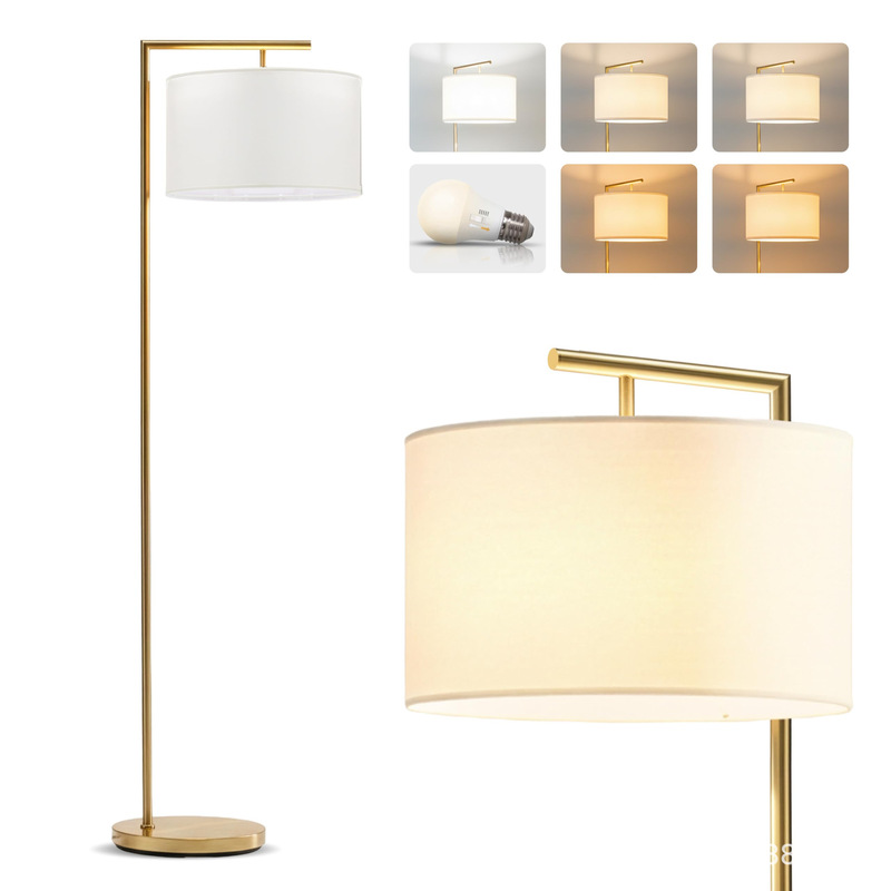Modern Floor Lamp with Adjustable Color-Changing Led Bulb for Home Decor, Bedroom, Living Room, Office Lighting, and Reading Light Modern Floor Lamp with Adjustable Color-Changing Led Bulb for Home Decor, Bedroom, Living Room, Office Lighting, and Reading Light