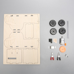 DIY Saltwater-Powered Car Assembly Science Project Children's Toy Creative Educational Model Science Experiment