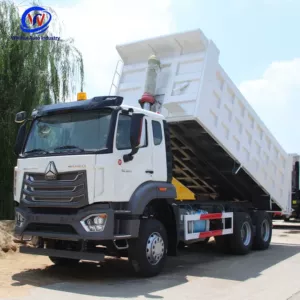 HOWONX371 6x4 yük maşını, 6HP mühərrik, Euro II mexaniki nasos, Afrika mədənləri üçün