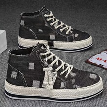 S 71452 High top canvas shoes �߰﷫���а�Ь�羳����ͨ��