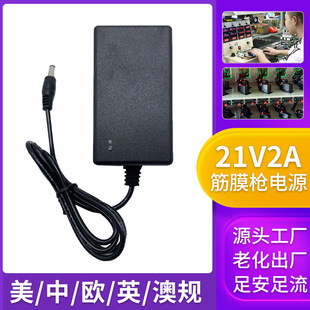 21V2A lithium battery charger fascia gun power tool electric drill pliers electric scissors car wash gun power supply
