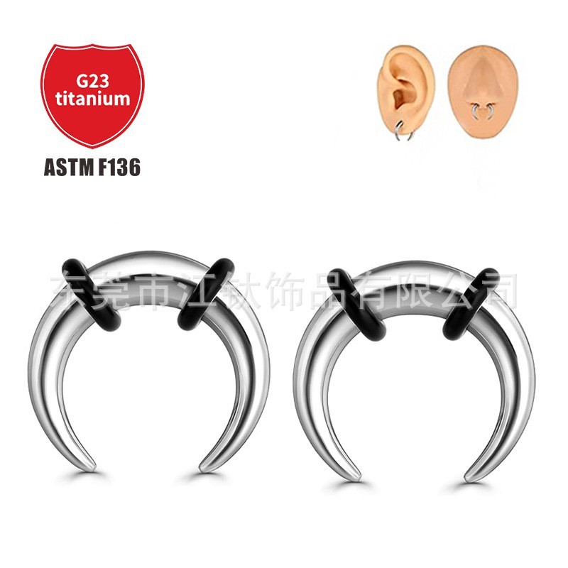 Labret stud lip piercing jewelry styling detail
