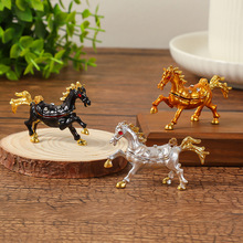 首饰盒家居饰品工艺礼品厂家直销马首饰盒小挂件卧室镶钻装饰摆件