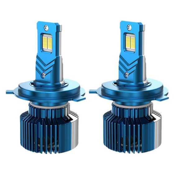 Factory direct lens led car headlights dustproof and waterproof h4 super bright condensing far and near integrated LED lights