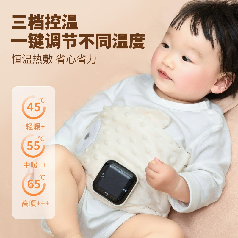 Двухмесячная подушка-грелка для новорожденных, согревающая животик, облегчающая коликовые боли, с постоянной температурой, оптом.
