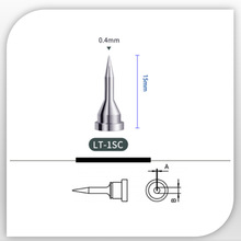高品质Weller烙铁头LT1S安泰信AT800ST100 WT1014O尖型电焊头
