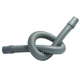 0.5 m double rubber joint pipe