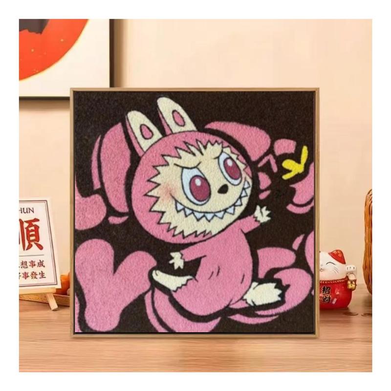 20*20数字肌理画diy网红手作店批发摆摊手工石英砂立体浮雕装饰画|undefined