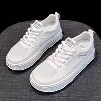 Universal breathable sports white shoes for leisure, trend of season