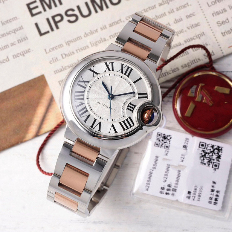 Automatické mechanické dámské hodinky modrý ciferník luxus_voghion.com