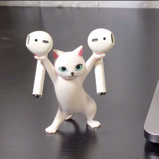 Everything Can Be Lifted, Internet Celebrity Cat Pen Holder, Headphone Holder, Cute Cat Ornaments, Funny Pen Holder for Besties