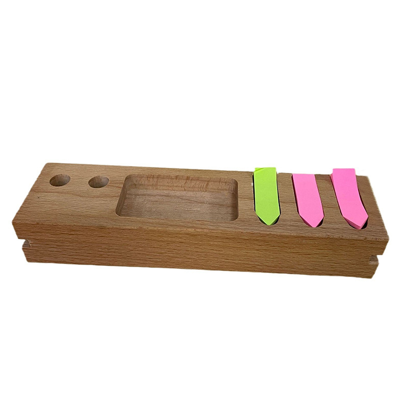 Calendario de escritorio de madera 2025 nuevo calendario de serpiente creativo y simple base de escritorio con adornos de notas