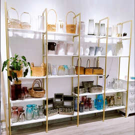 简约网红花店花瓶展示架花架鲜花展示架置物架落地陈列架货架